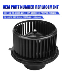 LCWRGS blower motor bearing and rotor detailing for durability
