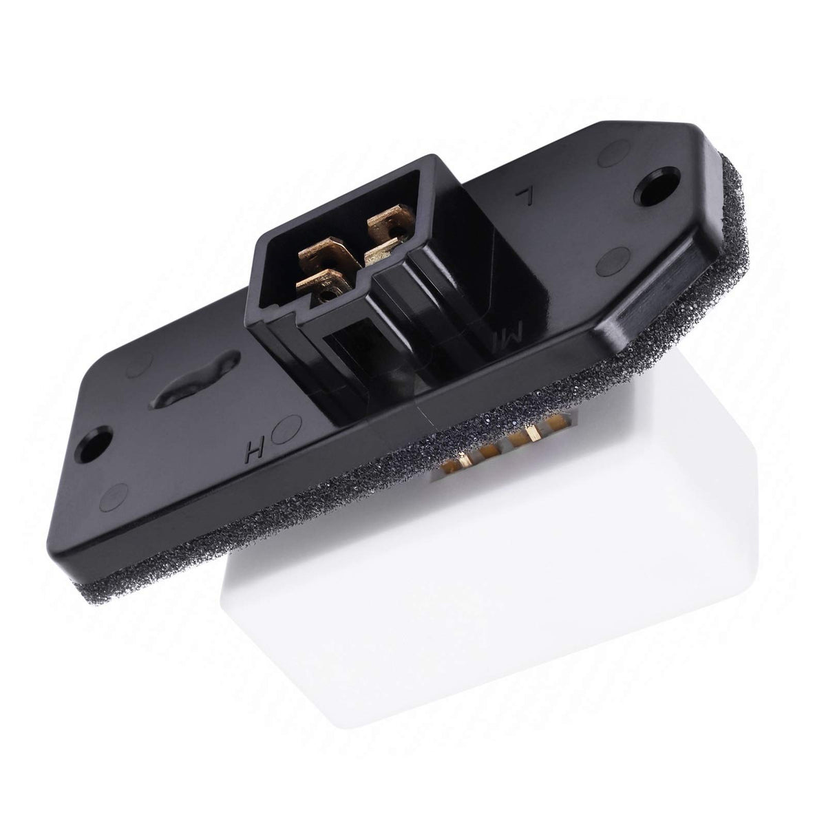 LCWRGS blower resistor installed in Dodge Ram 1500 showing stable fan speeds
