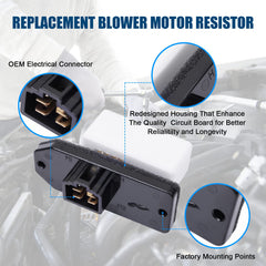 LCWRGS blower resistor for Jeep Grand Cherokee maintains multi-speed control