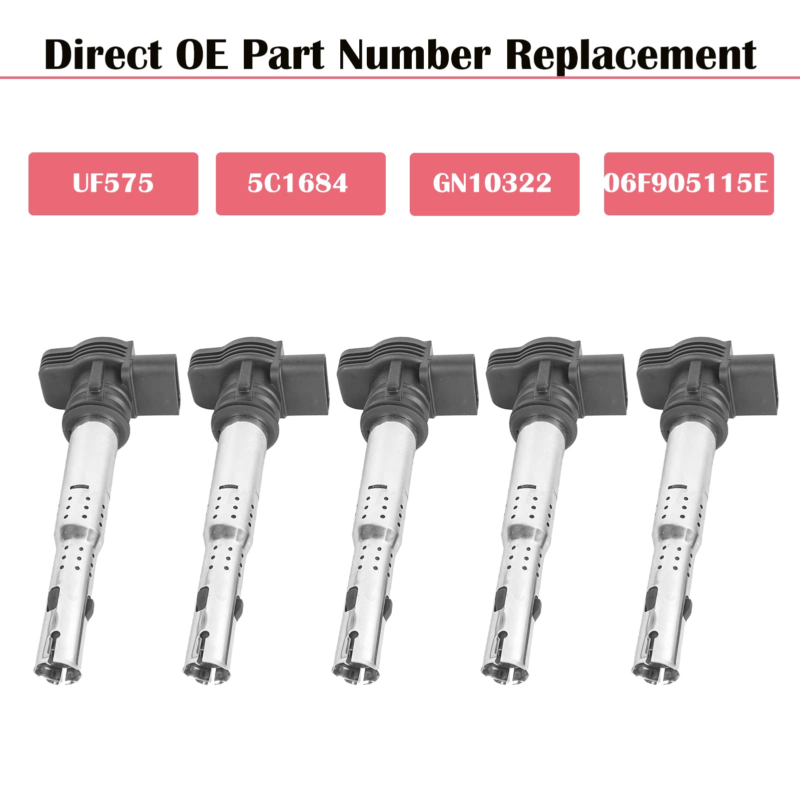 LCWRGS ignition coil in engine bay demonstrates easy plug-and-play fit.
