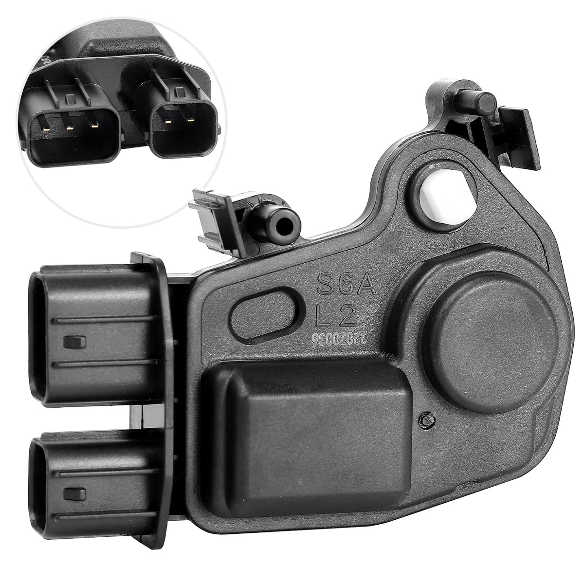 LCWRGS front-left door lock actuator installed for reliable locking.