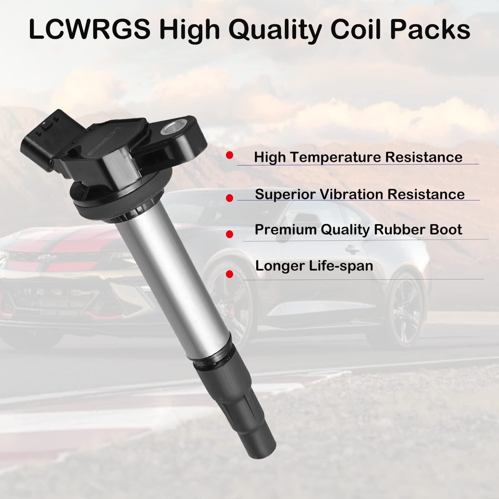 LCWRGS coils close-up shows direct OEM design for easy installation.