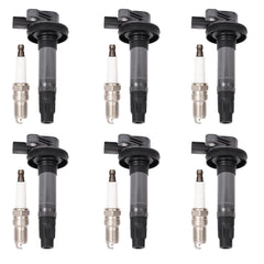 LCWRGS ignition coil pack 6-pack ready for installation, highlighting reliable starts