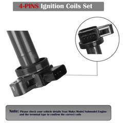 LCWRGS ignition coil pack assembly displaying four coils for Toyota Tacoma.