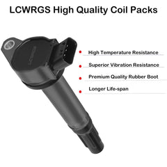 LCWRGS coil pack close-up showing housing and connectors for easy installation.