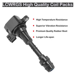 Premium performance ignition coils deliver stable sparks and smoother starts.