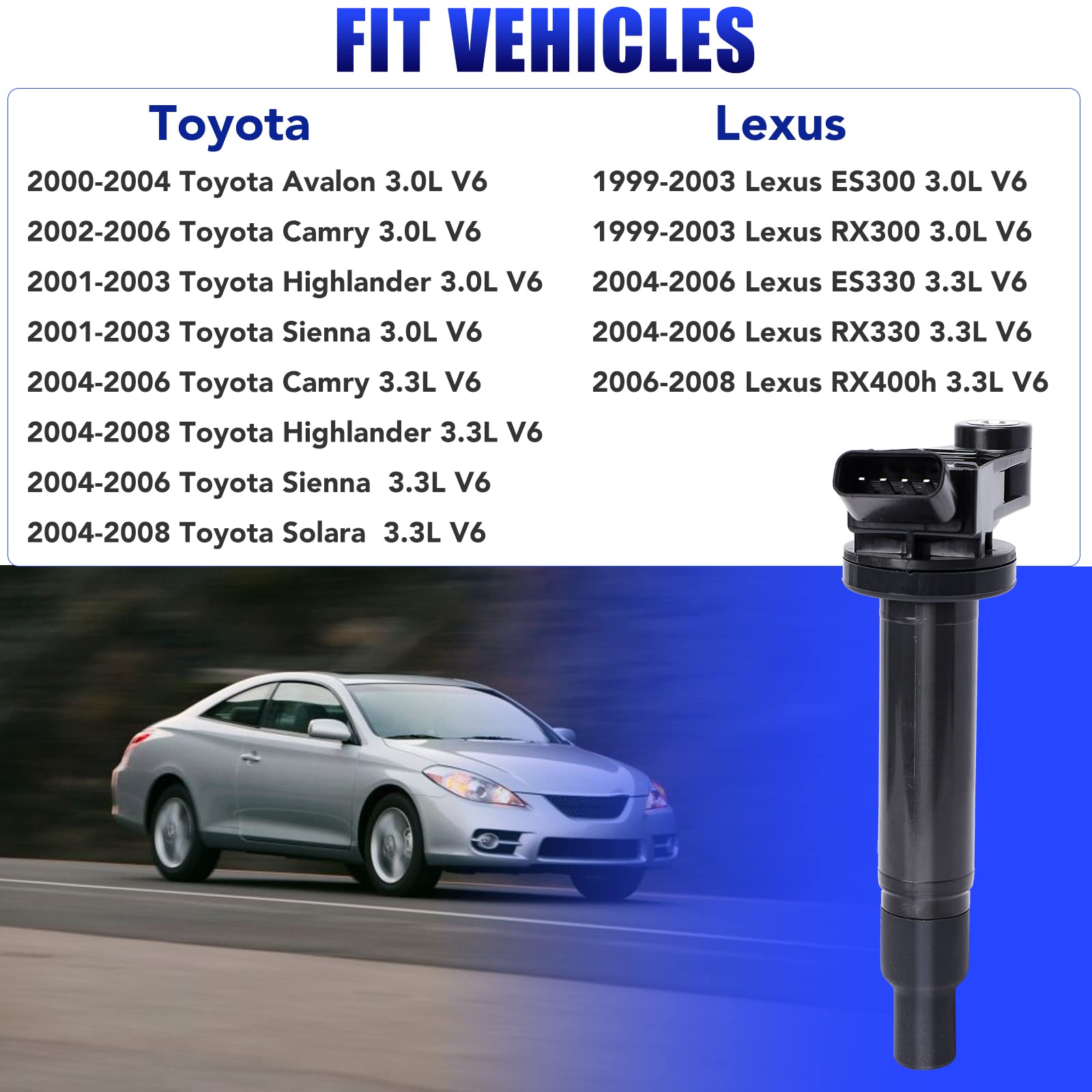 LCWRGS ignition coils packaging image with six coils