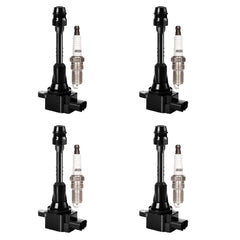 LCWRGS Nissan Sentra ignition coil pack in-hood view for reliable ignition performance.