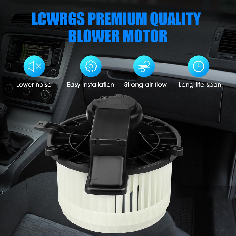 LCWRGS OE-design blower motor shows easy installation on compatible vehicles
