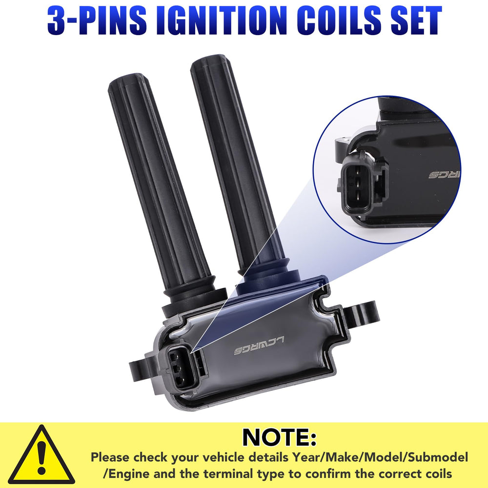 LCWRGS packaging kit shows contents for straightforward coil and plug replacement.