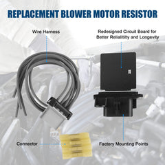 LCWRGS replacement resistor in package with wire harness for manual AC controls