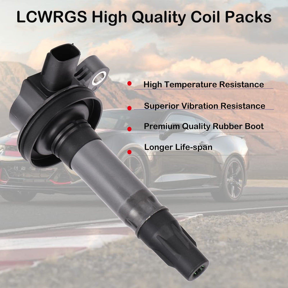 LCWRGS spark plugs 6-pack ready for engine ignition improvement and efficiency