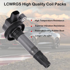 LCWRGS spark plugs 6-pack ready for engine ignition improvement and efficiency