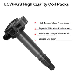 LCWRGS Toyota Tacoma install-ready pack on engine bay.