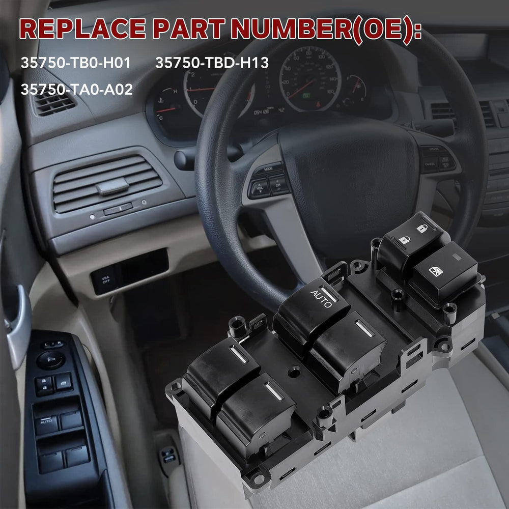 LCWRGS window switch connectors highlight plug-and-play compatibility.