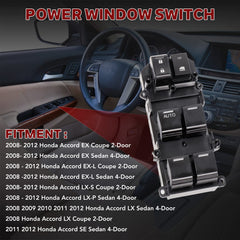 LCWRGS window switch front closeup shows precise button layout.