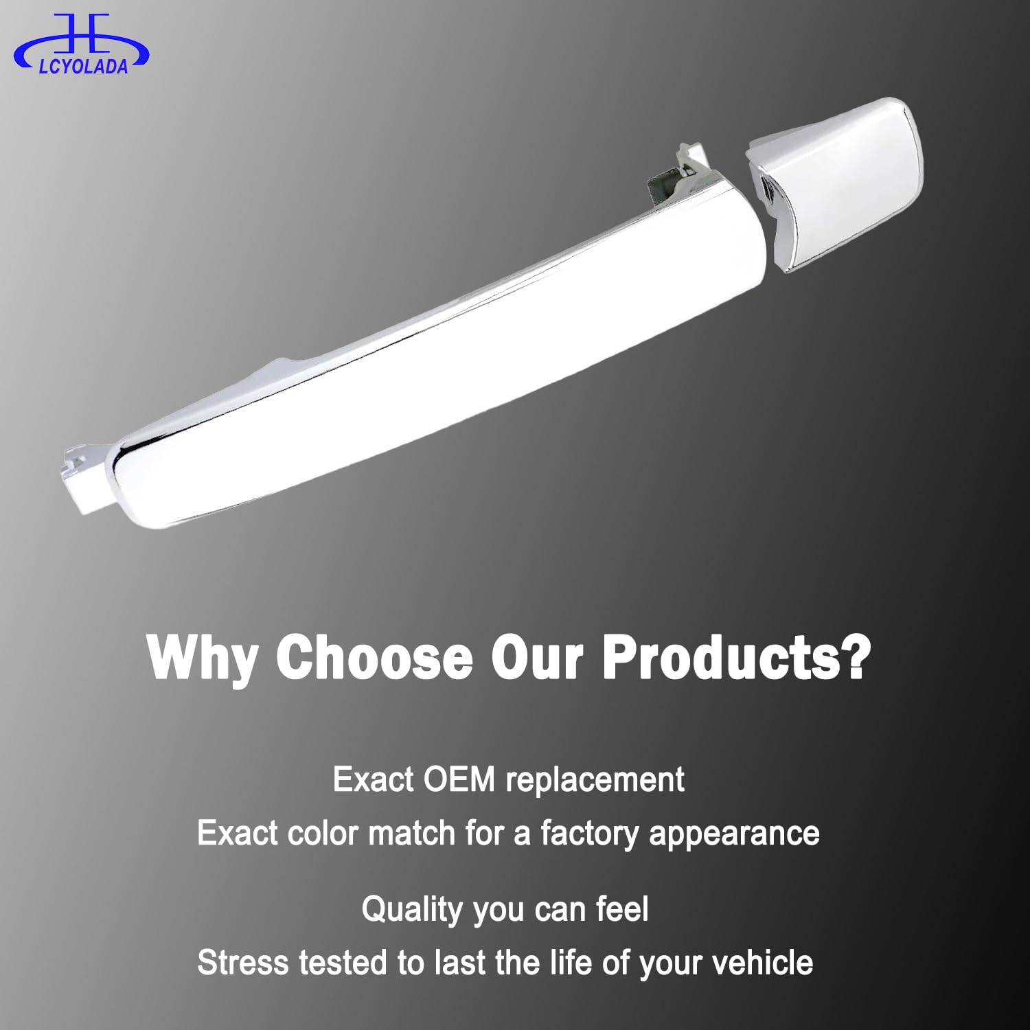 Lcyolada Infiniti FX35/FX45 front left door handle, robust exterior hardware.