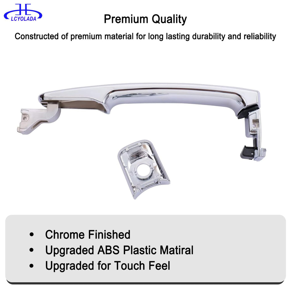 Lcyolada rear left door handle for Nissan Rogue, smooth exterior operation.