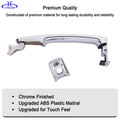 Lcyolada rear left door handle for Nissan Rogue, smooth exterior operation.
