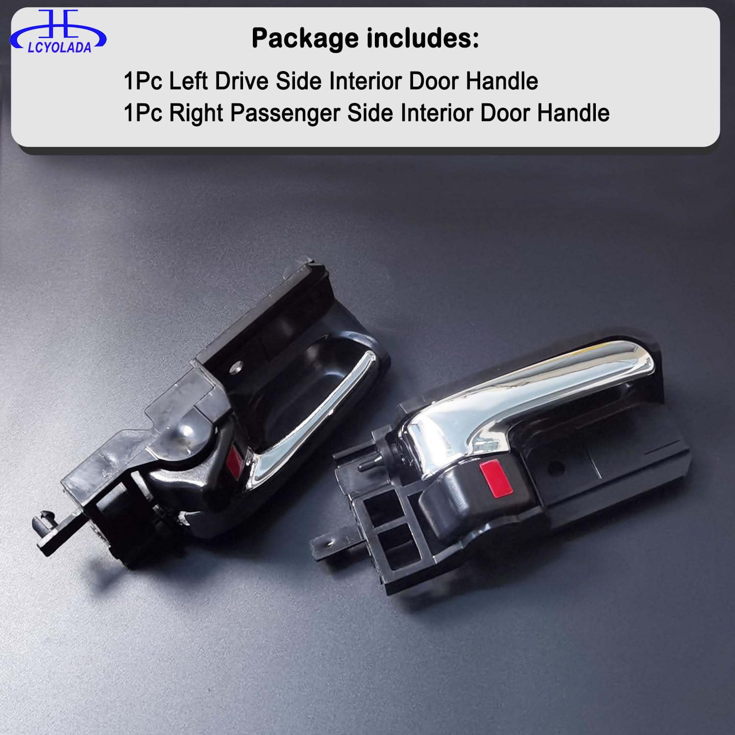 Lcyolada ABS material interior handle; sturdy and long-lasting.