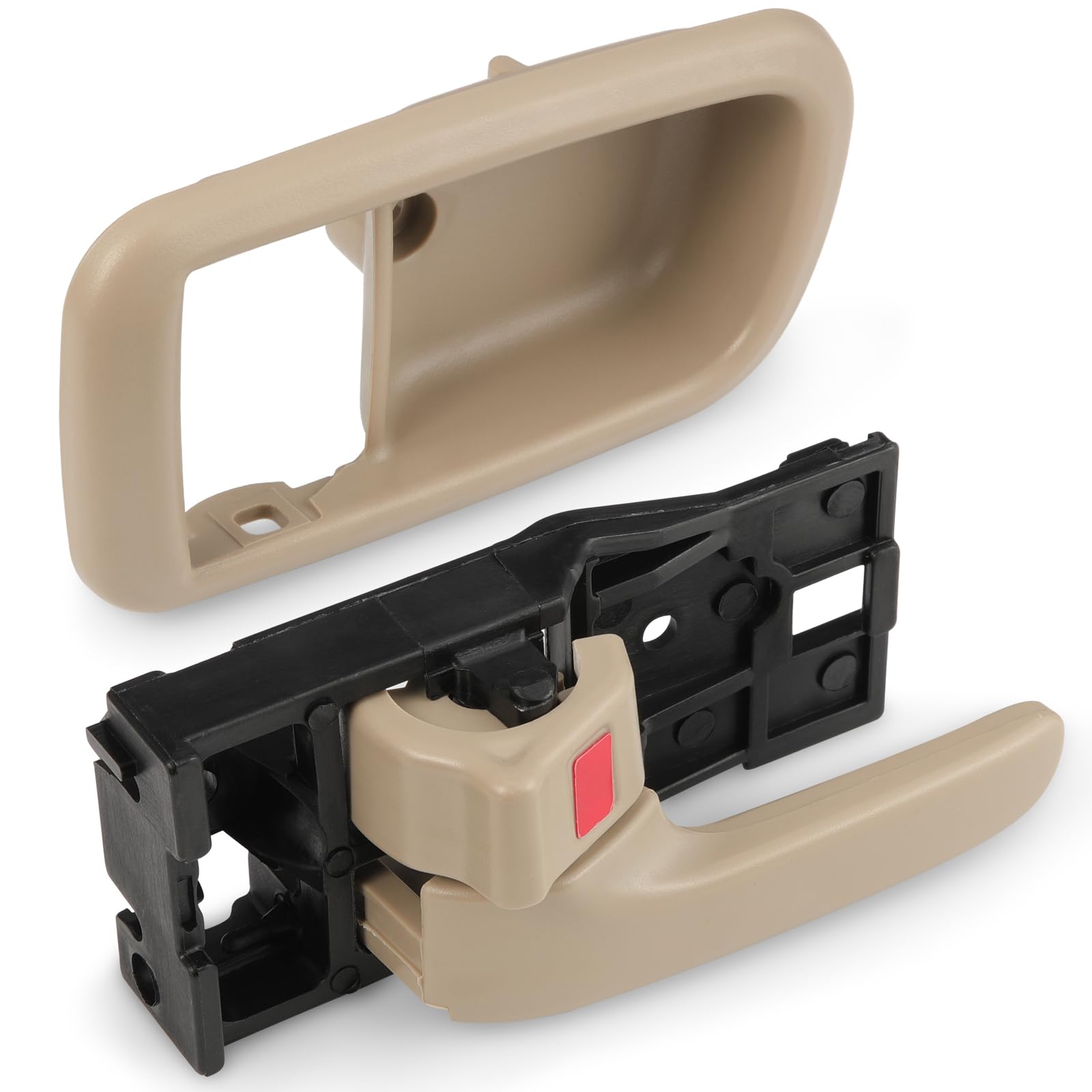 Lcyolada beige door handle pair packaging shows complete OEM-looking set.