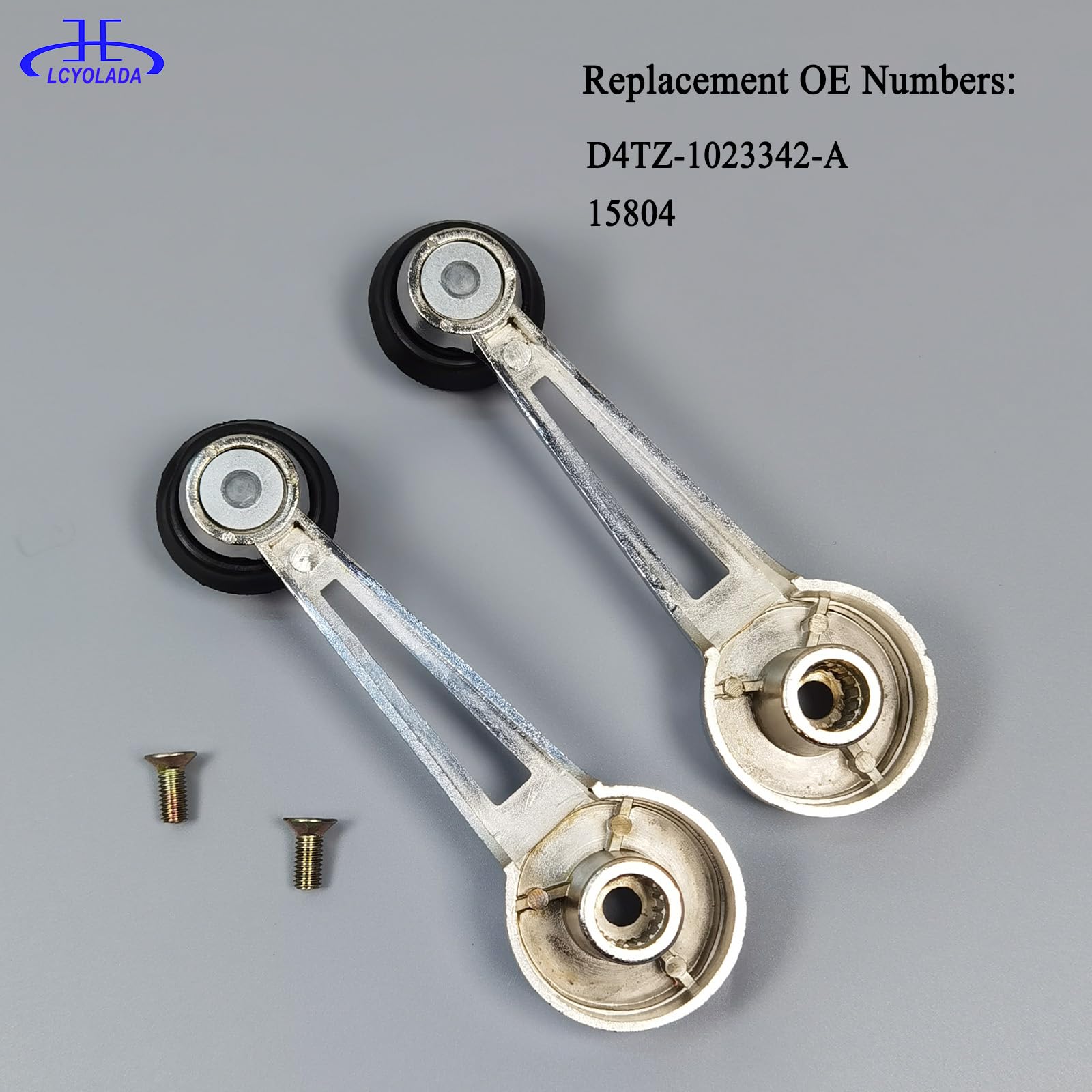 Lcyolada chrome window crank with smooth operation and classic look for retro Ford models.