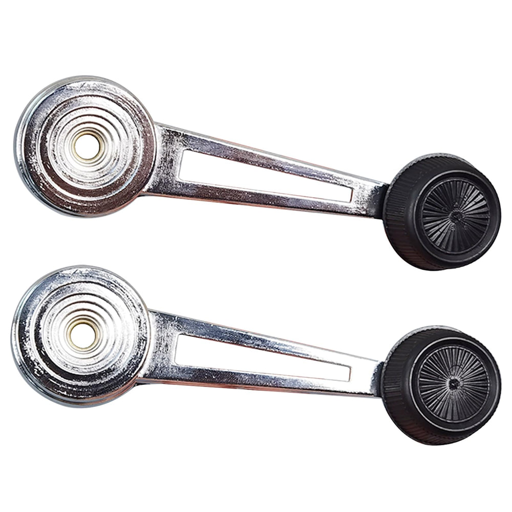 Lcyolada chrome window crank handle set, ideal interior replacement for Ford vans and pickups.