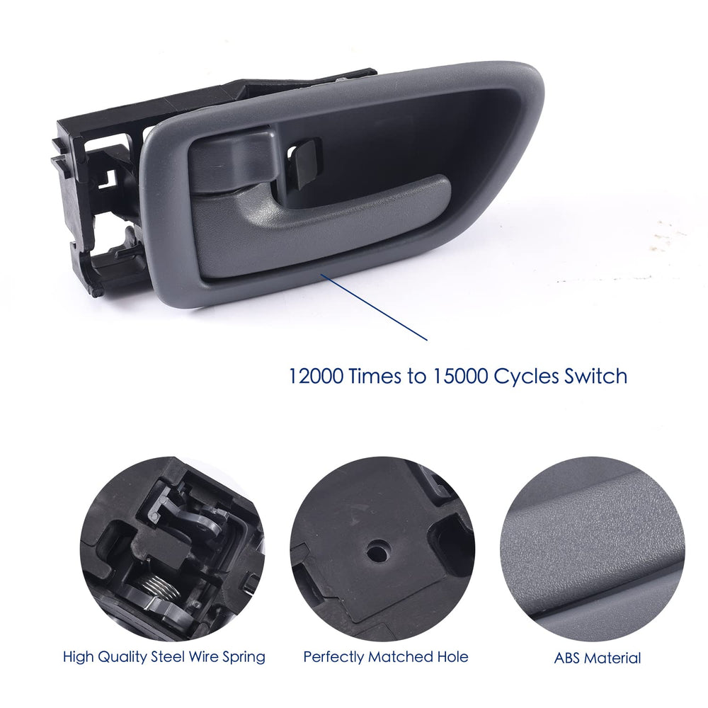 Gray bezel interior door handle for rear-right position by Lcyolada