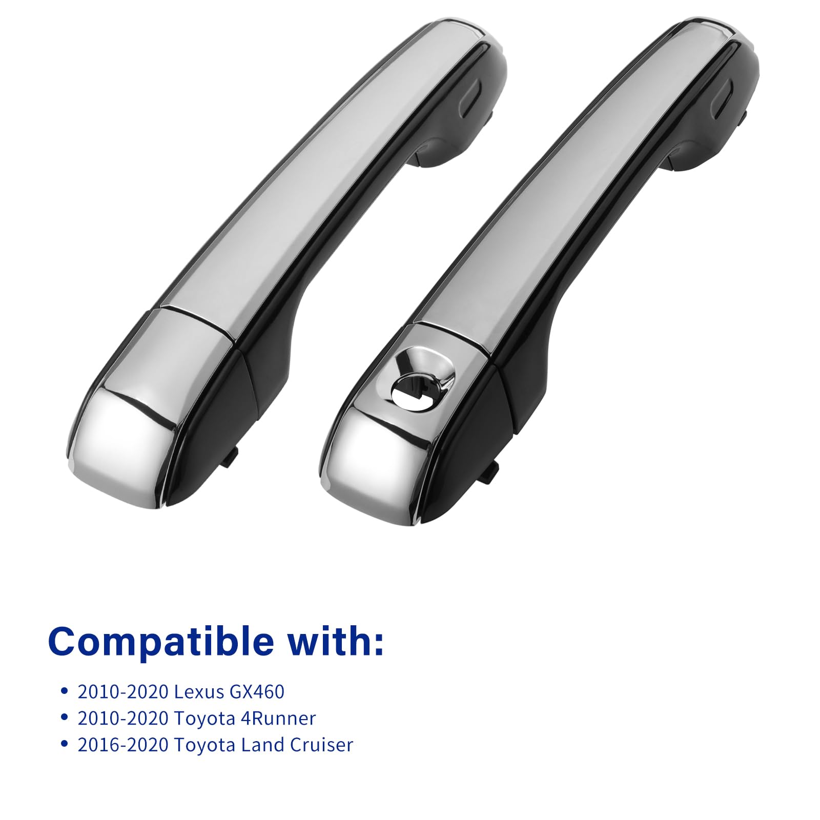 Lcyolada door handle closeup reveals reinforced ABS material