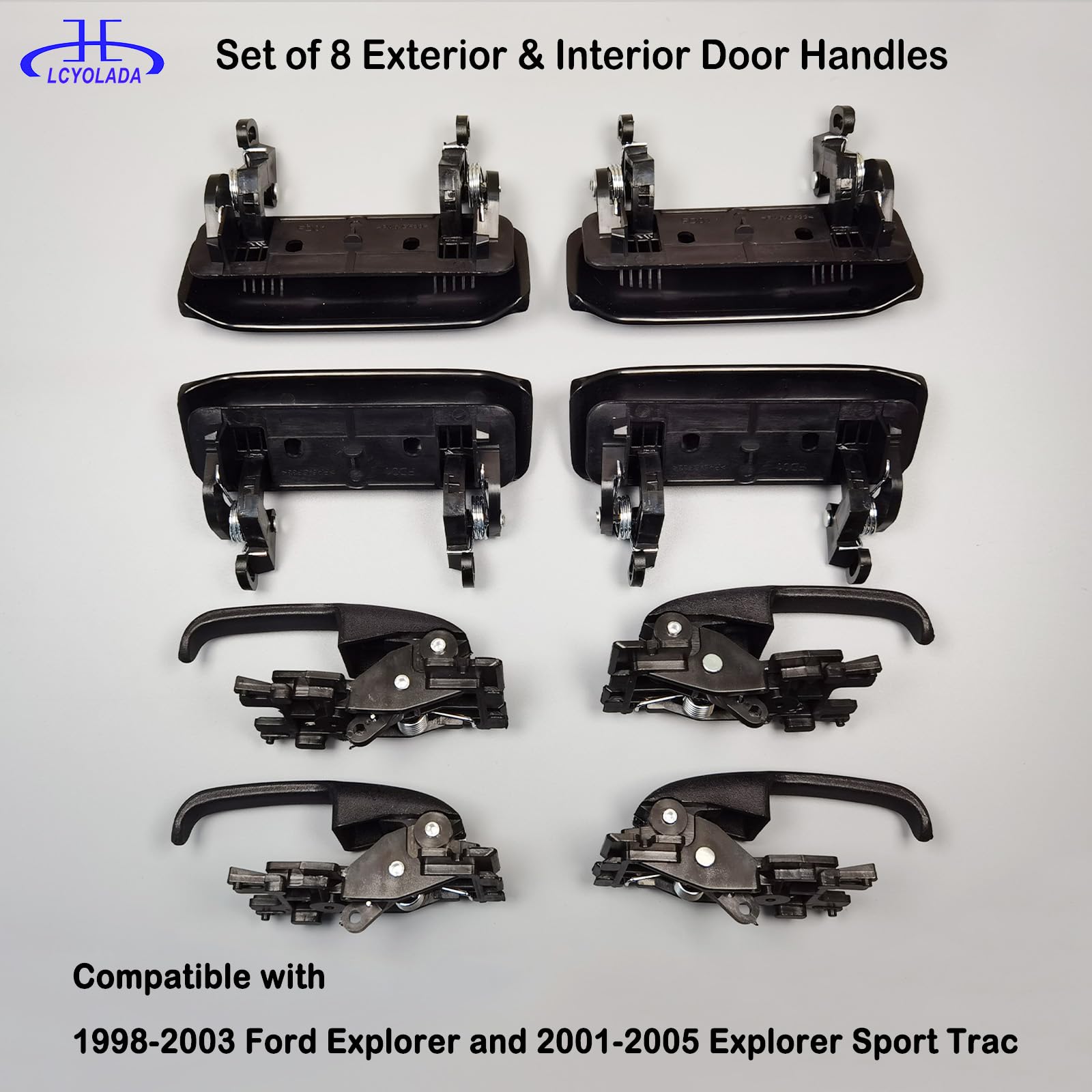 Lcyolada door handle front right exterior for Explorer Sport Trac, easy install.