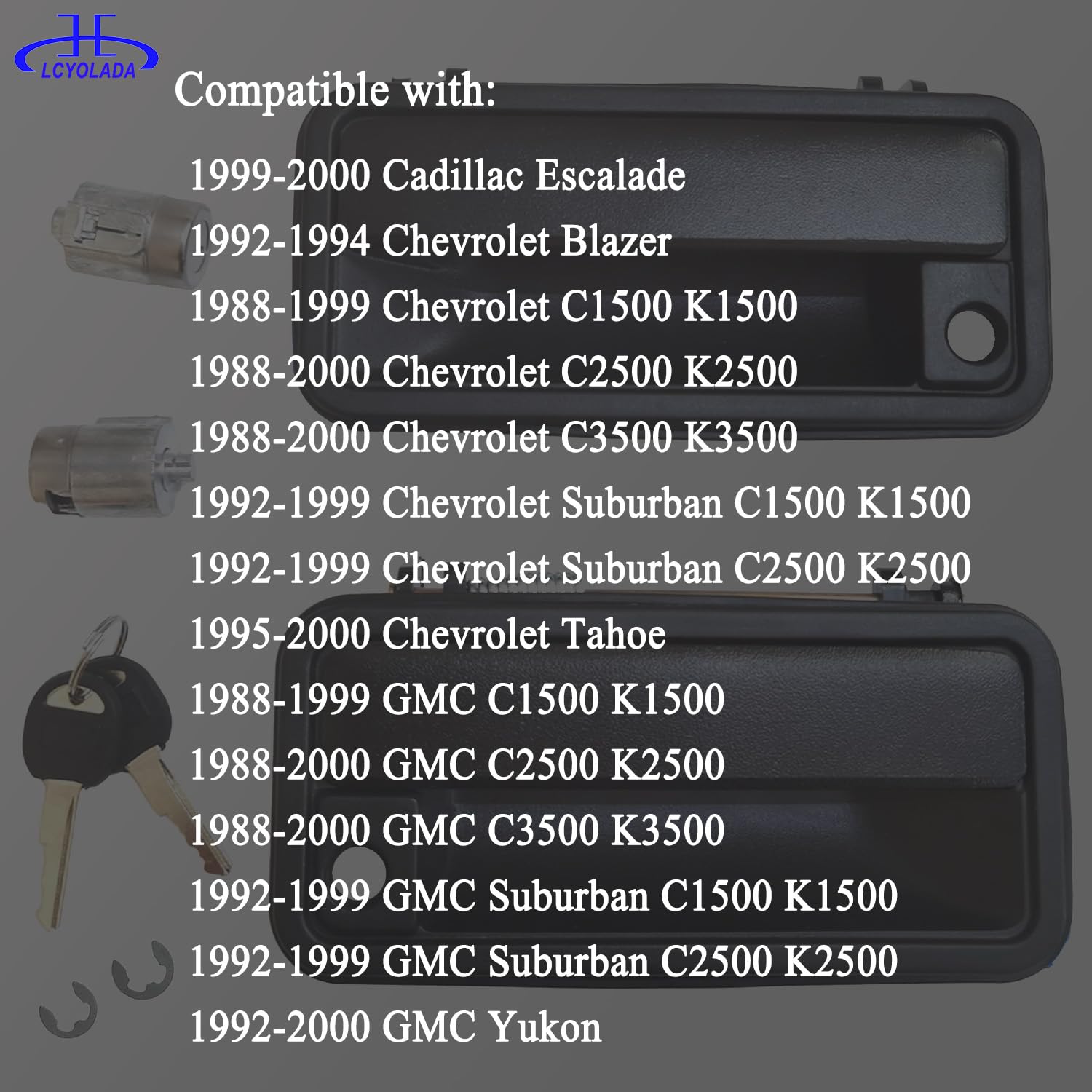 Lcyolada installation hardware included in kit