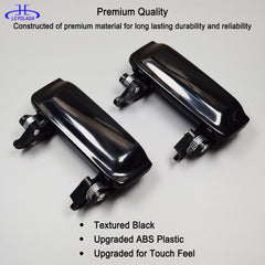 Lcyolada door handle rear left exterior for Explorer, wear-resistant finish.
