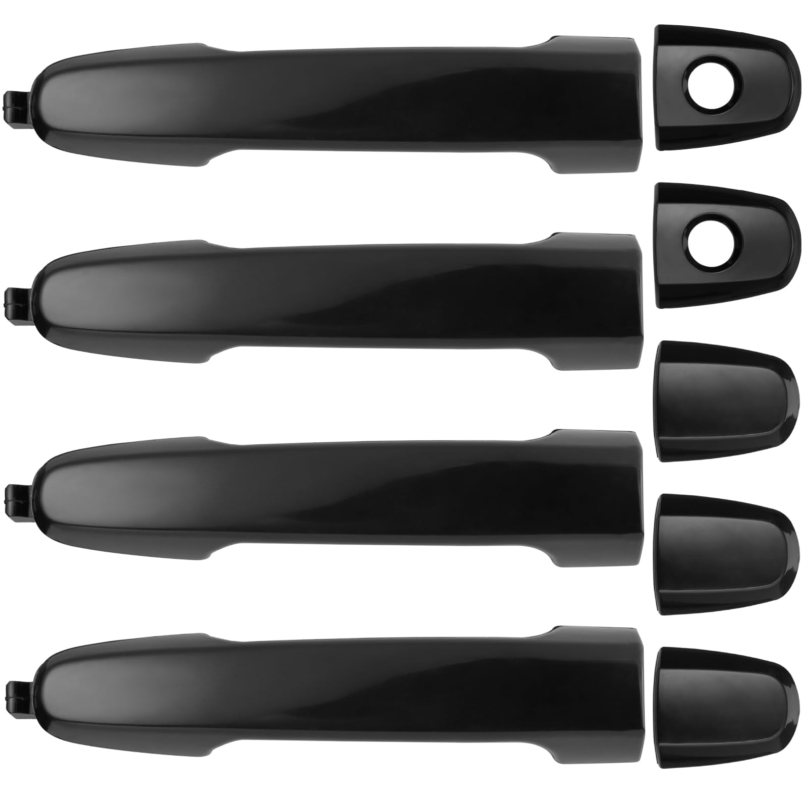 Lcyolada exterior door handle for Corolla Matrix, rear passenger side, smooth operation.