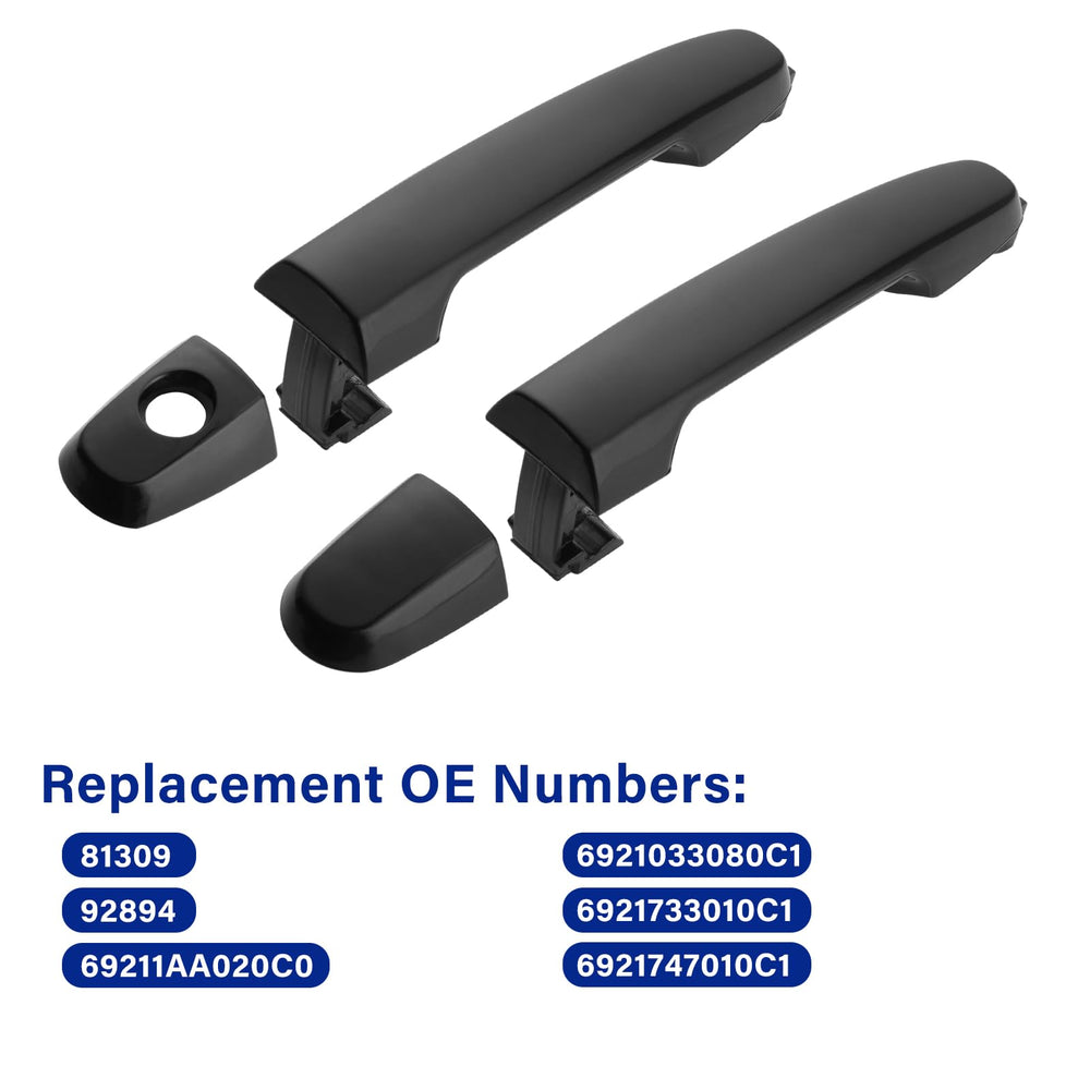 Lcyolada exterior door handle for RAV4, rear passenger side, easy replacement.