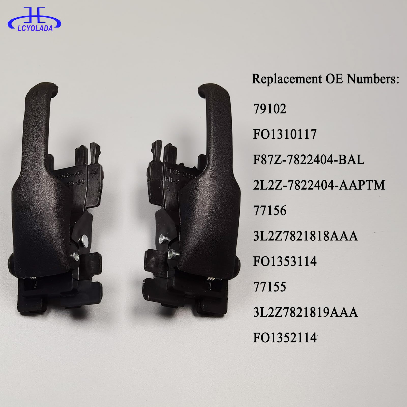 Lcyolada door handle rear right exterior for Explorer, OEM-like durability.