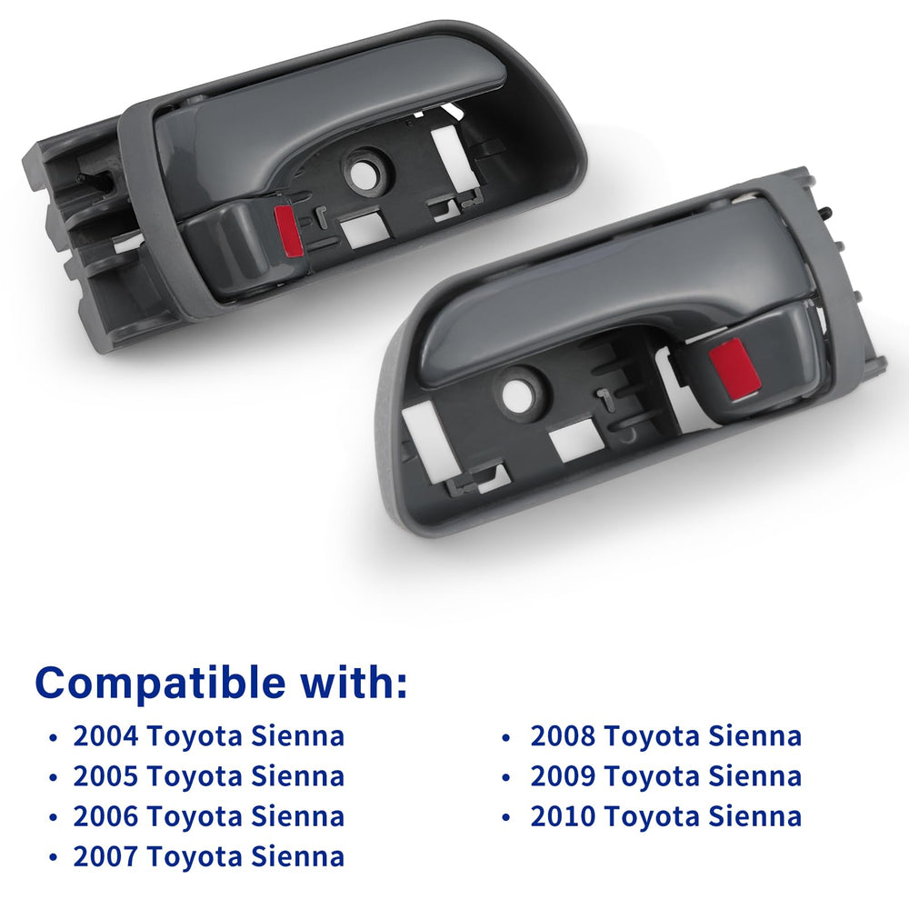 Lcyolada driver-side door handle gray, durable replacement for long-term reliability.