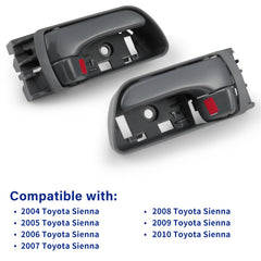 Lcyolada driver-side door handle gray, durable replacement for long-term reliability.