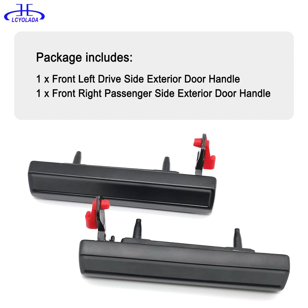 Lcyolada durable metal exterior handle; long-lasting automotive hardware