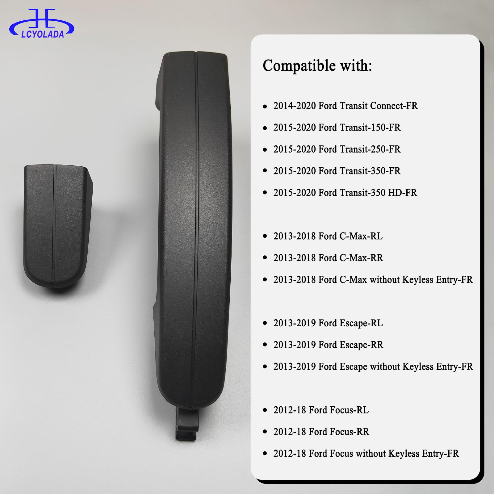 Lcyolada Escape exterior handle for 2013-2019 models with durable finish