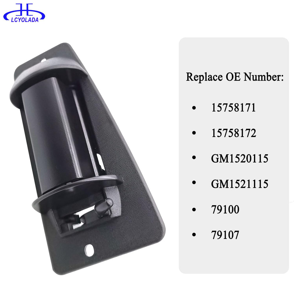 Lcyolada extended cab rear-right door handle shows sturdy fit for 1999-2007 pickups.
