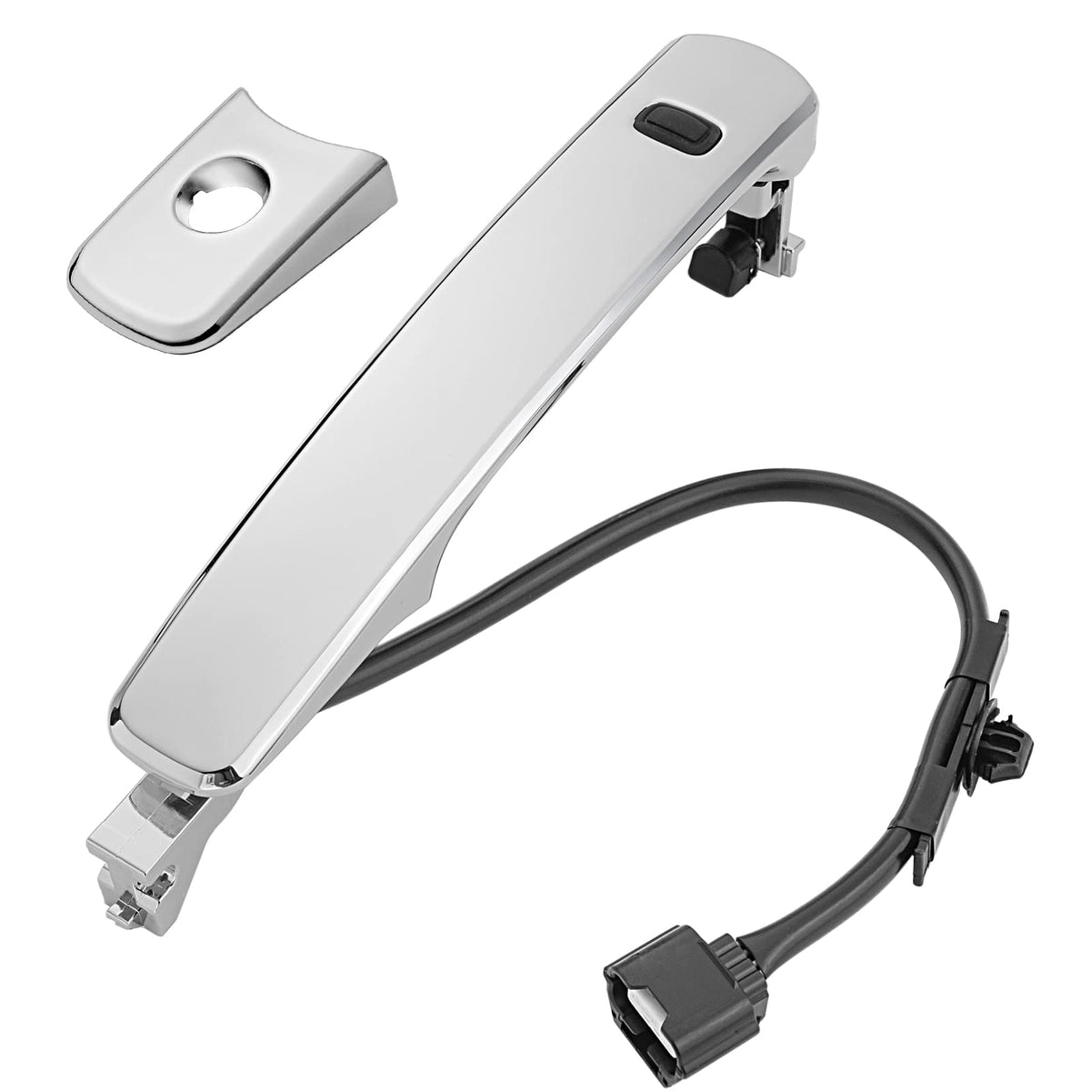 Lcyolada exterior chrome door handle for Nissan Rogue 2010-2013, front left, adds a polished look.