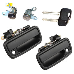 Lcyolada exterior front driver door handle for Toyota Tacoma 1995-2004, durable OEM-like fit.