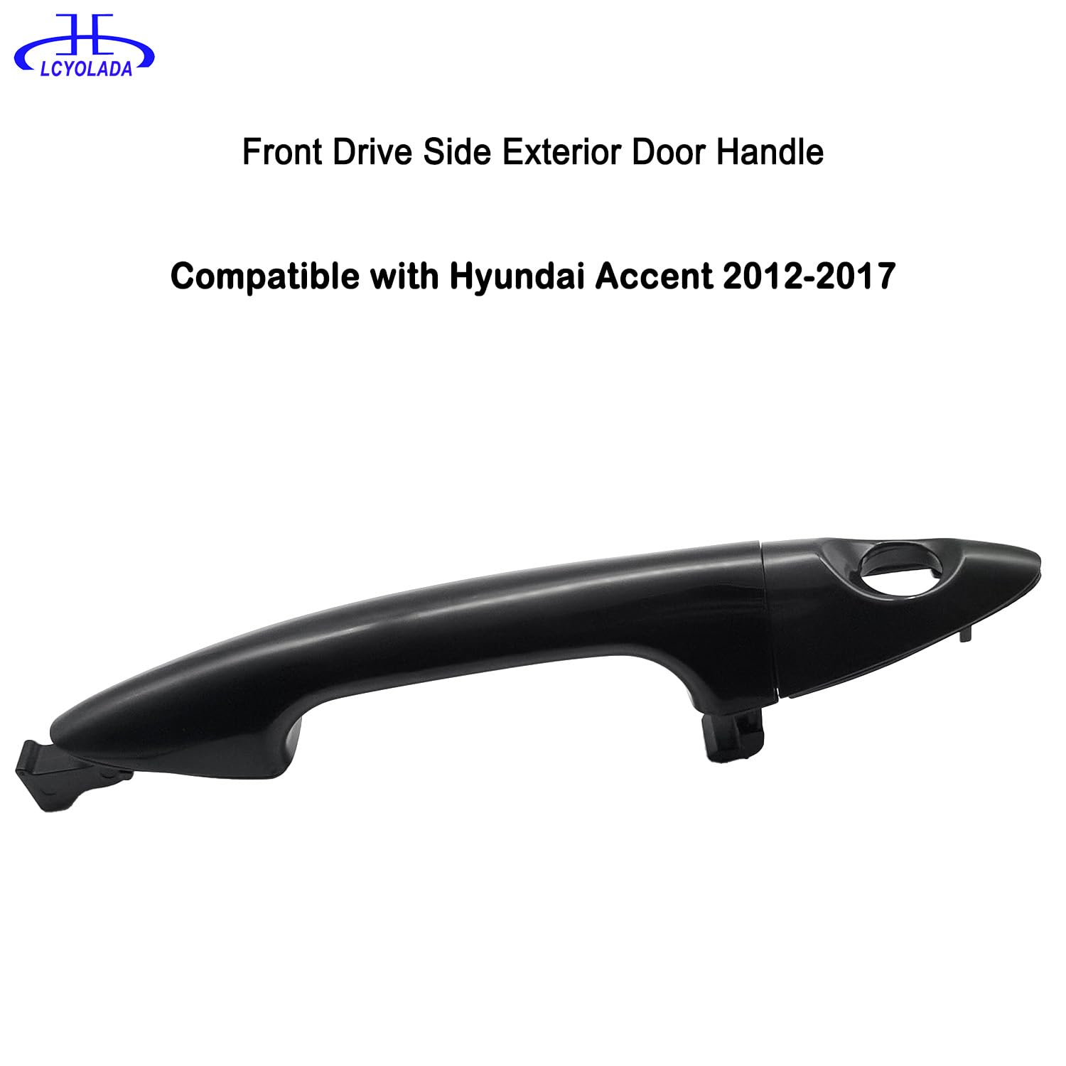 Lcyolada exterior door handle front-left for Hyundai Accent ensures firm daily use.