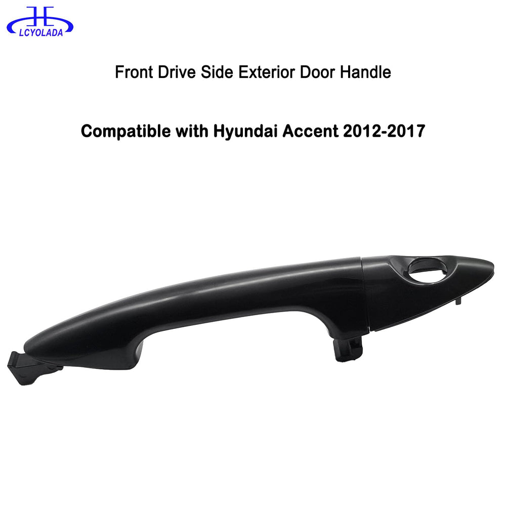Lcyolada exterior door handle front-left for Hyundai Accent ensures firm daily use.