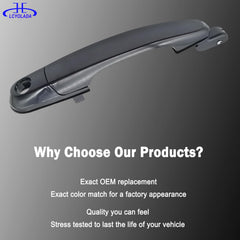 Lcyolada exterior door handle rear right for Hyundai Tucson 2005 2009 restores function