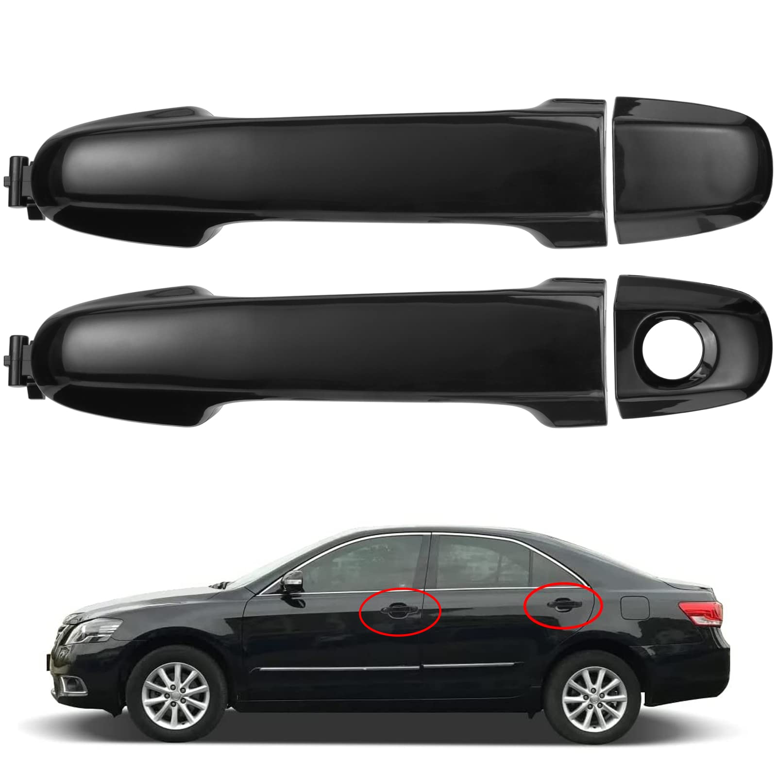 Lcyolada packaging for Camry exterior door handle set: ready-to-install replacement kit