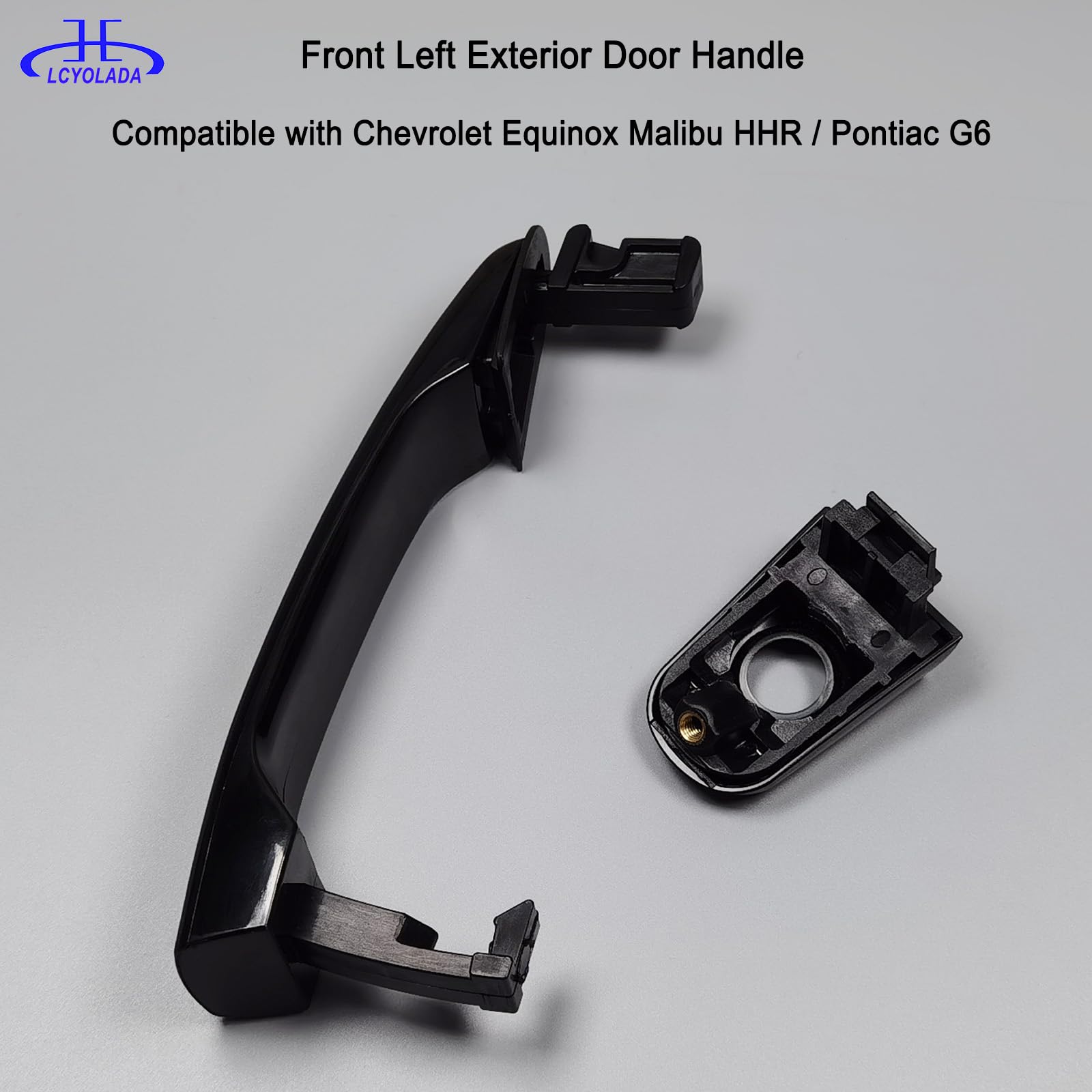 Lcyolada front driver side door handle for Chevy Malibu; precise fit and easy install.