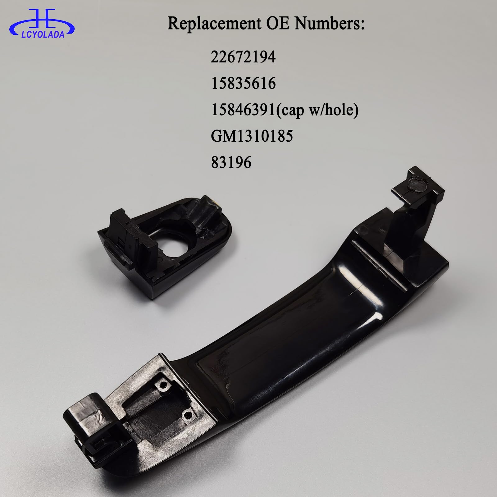 Lcyolada front driver side door handle for Pontiac Torrent; vehicle-position specific fit.