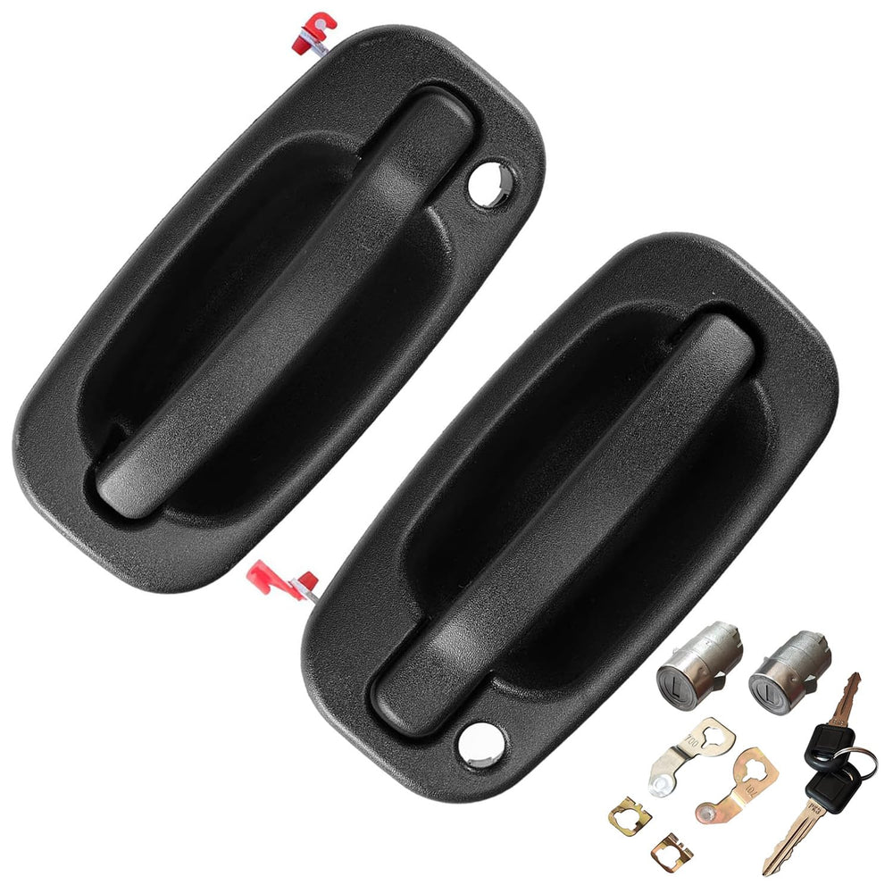 Lcyolada front exterior door handle left side with locks for smooth operation