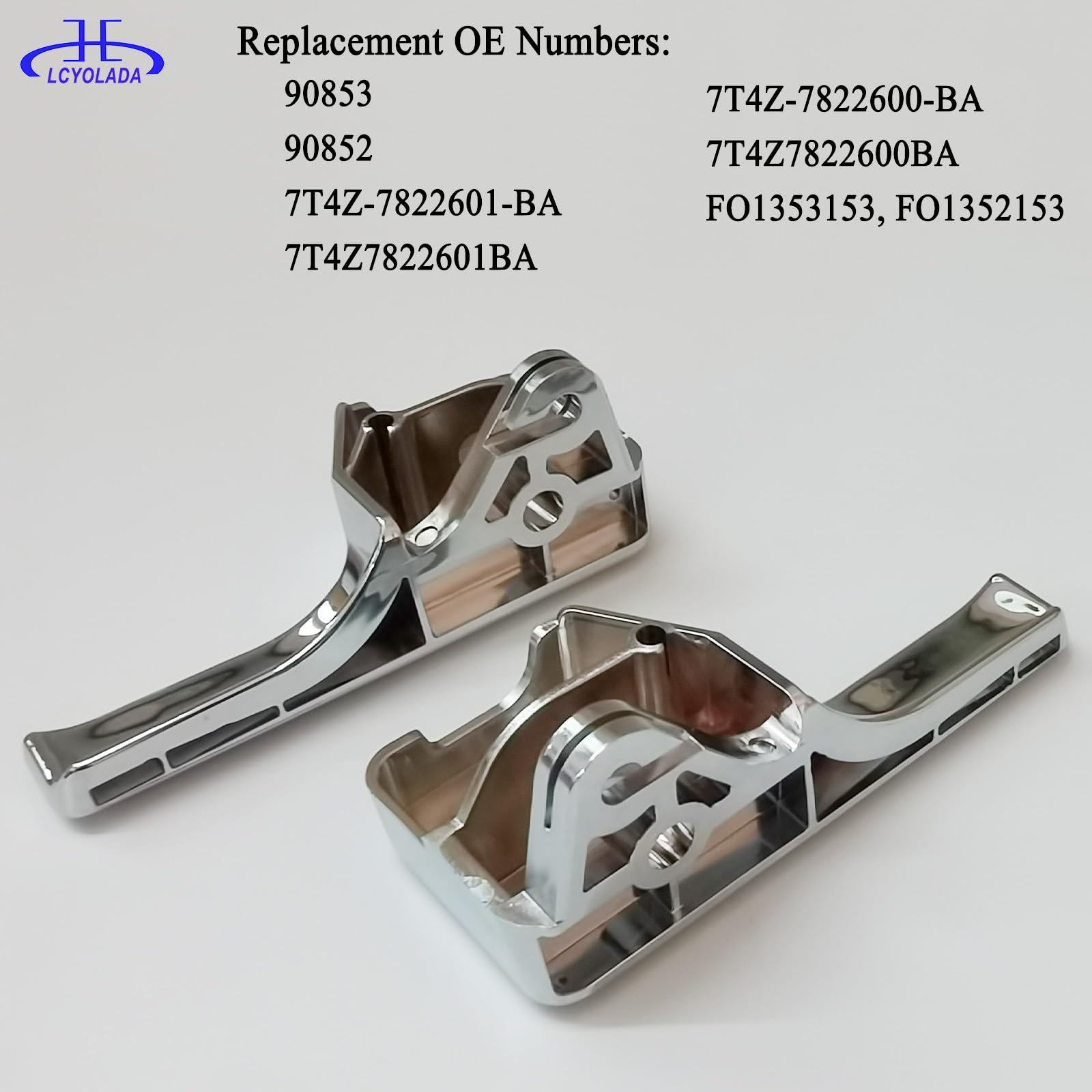 Lcyolada interior door handle for Lincoln MKX front-left, precise match